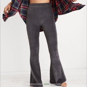 Aerie Velour High Waisted Flare Pants